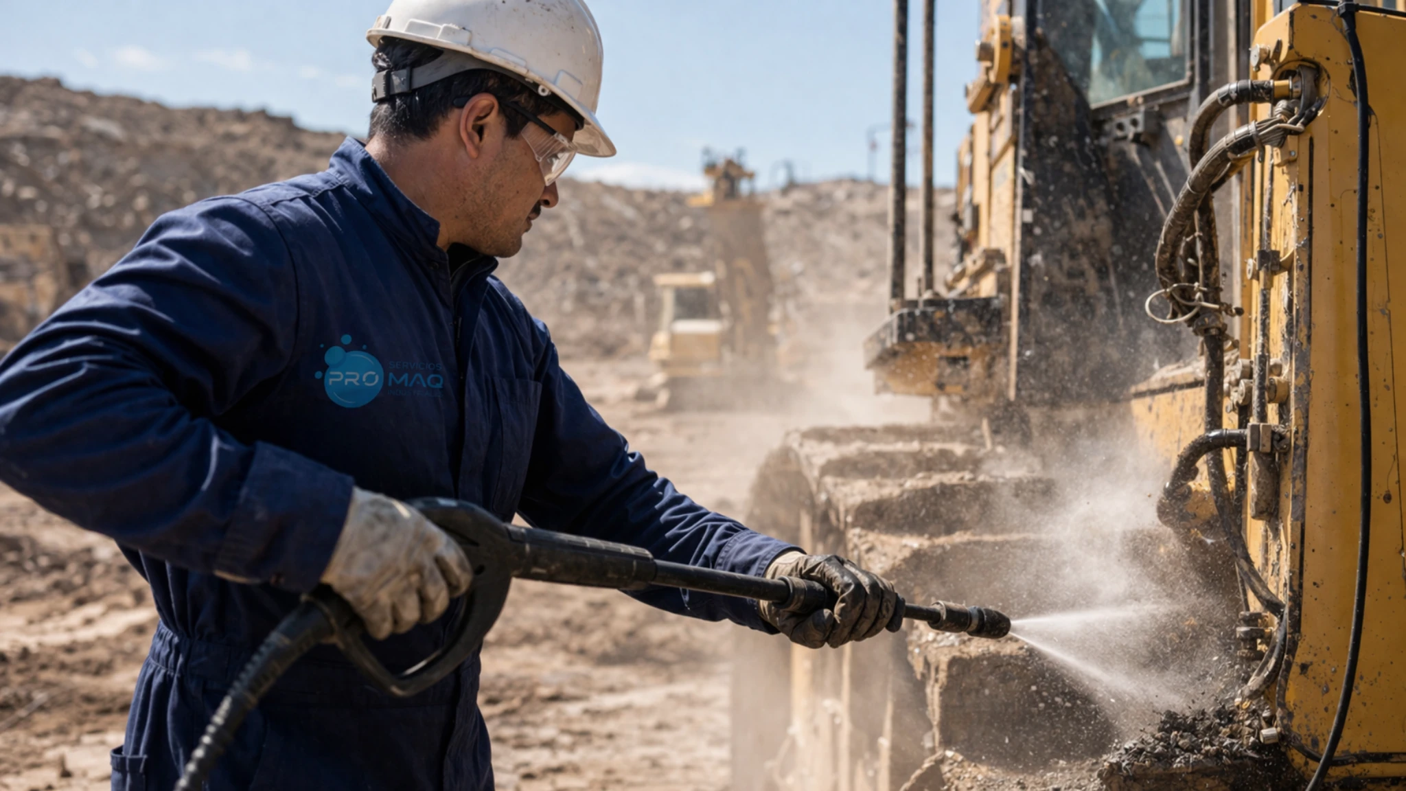 Lavado de equipos industrial